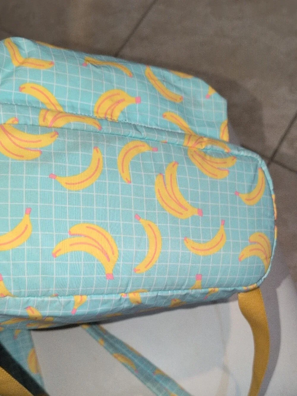 2018 Limited Edition Museum Of Ice Cream X Art Class Banana Grid Back Pack-Rare